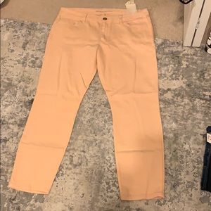 NWT Banana Republic Salmon Colored Skinny Jeans